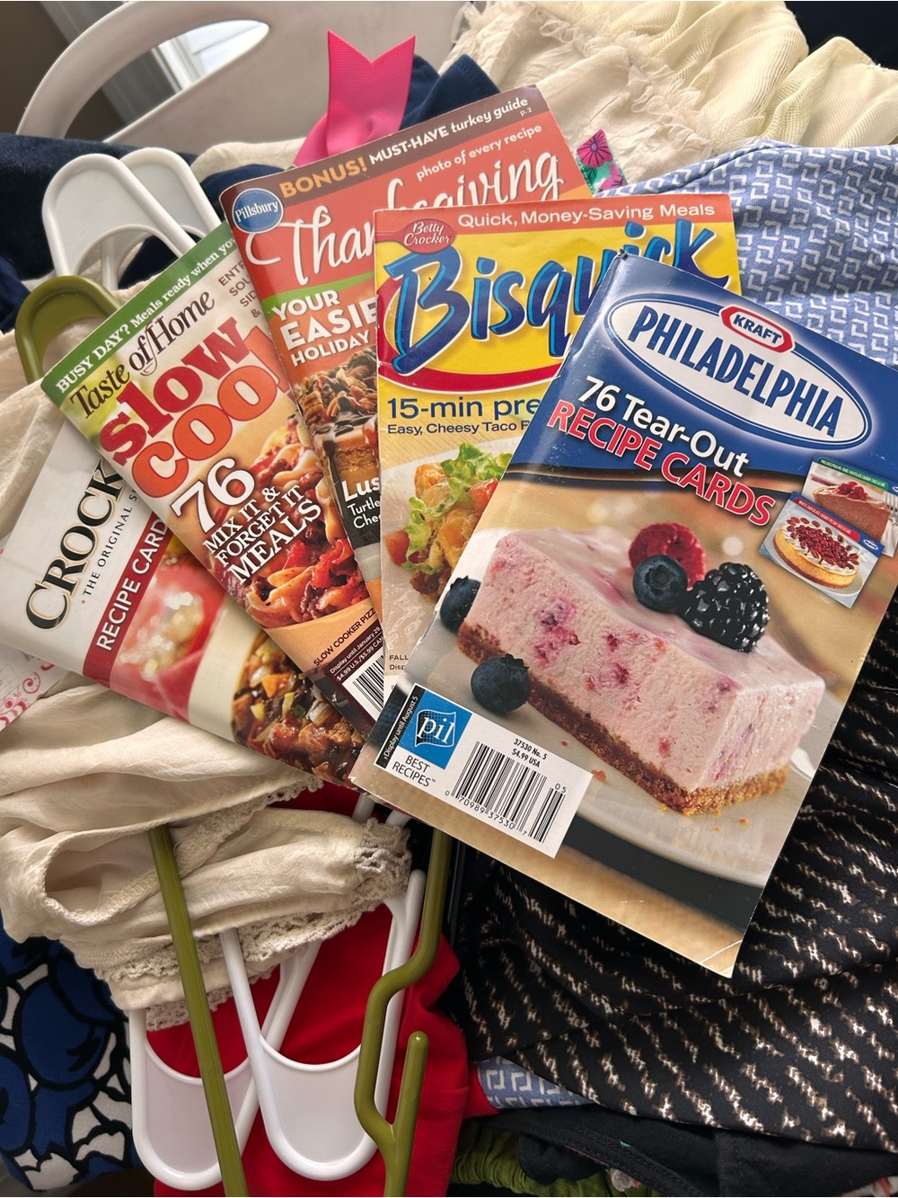 5 books- small recipe books